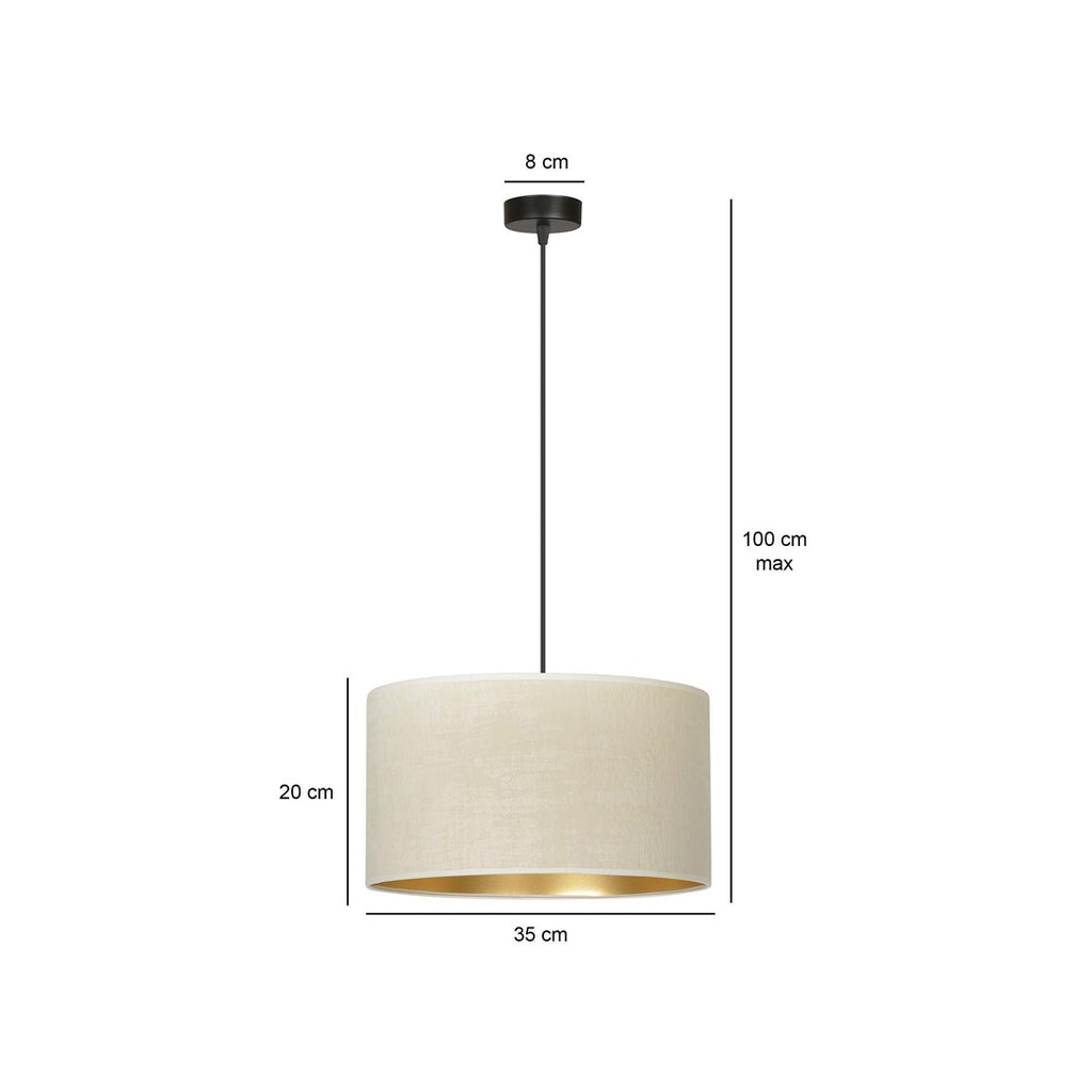 Suspension HILDE 1 BL BLANC