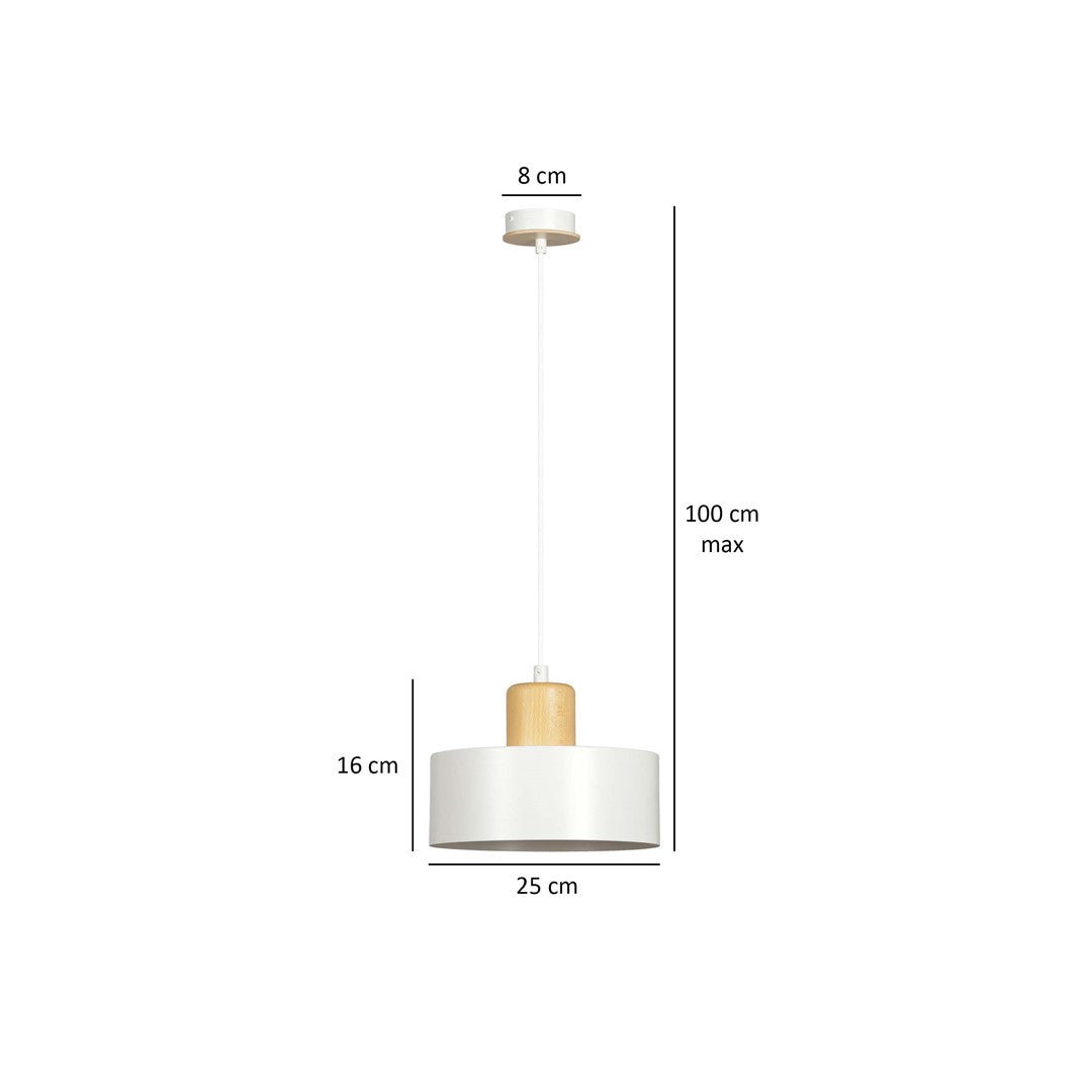 Suspension TORIN 1 BLANC
