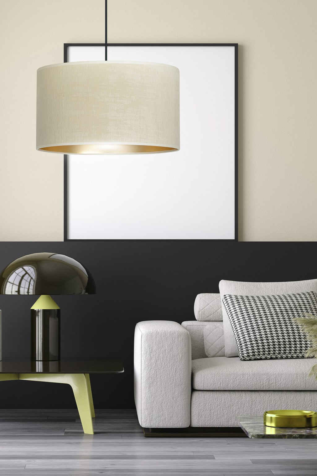 Suspension HILDE 1 BL BLANC