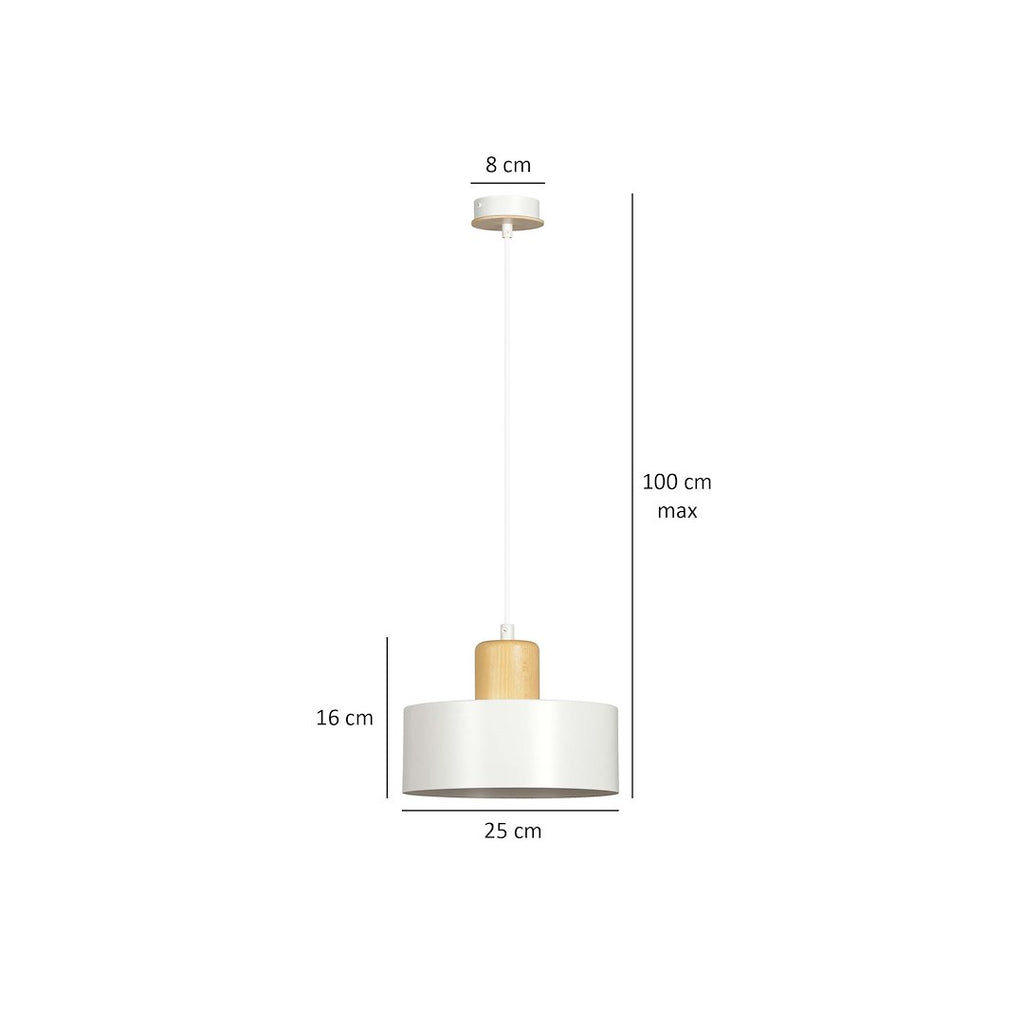 Suspension TORIN 1 BLANC