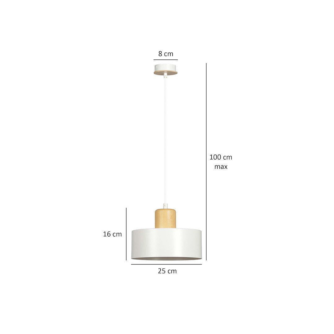 Suspension TORIN 1 BLANC
