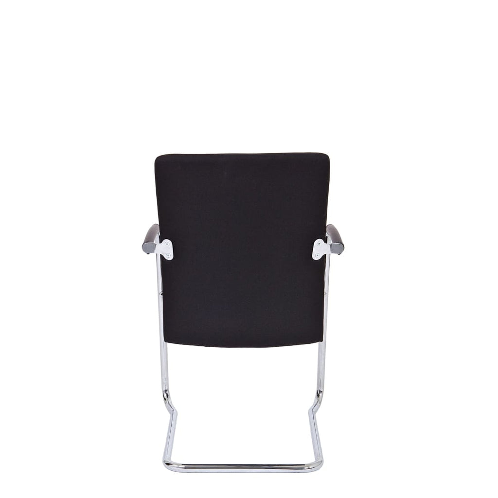 Workliving Chaise de réunion X1 - Confort, piètement luge, noir