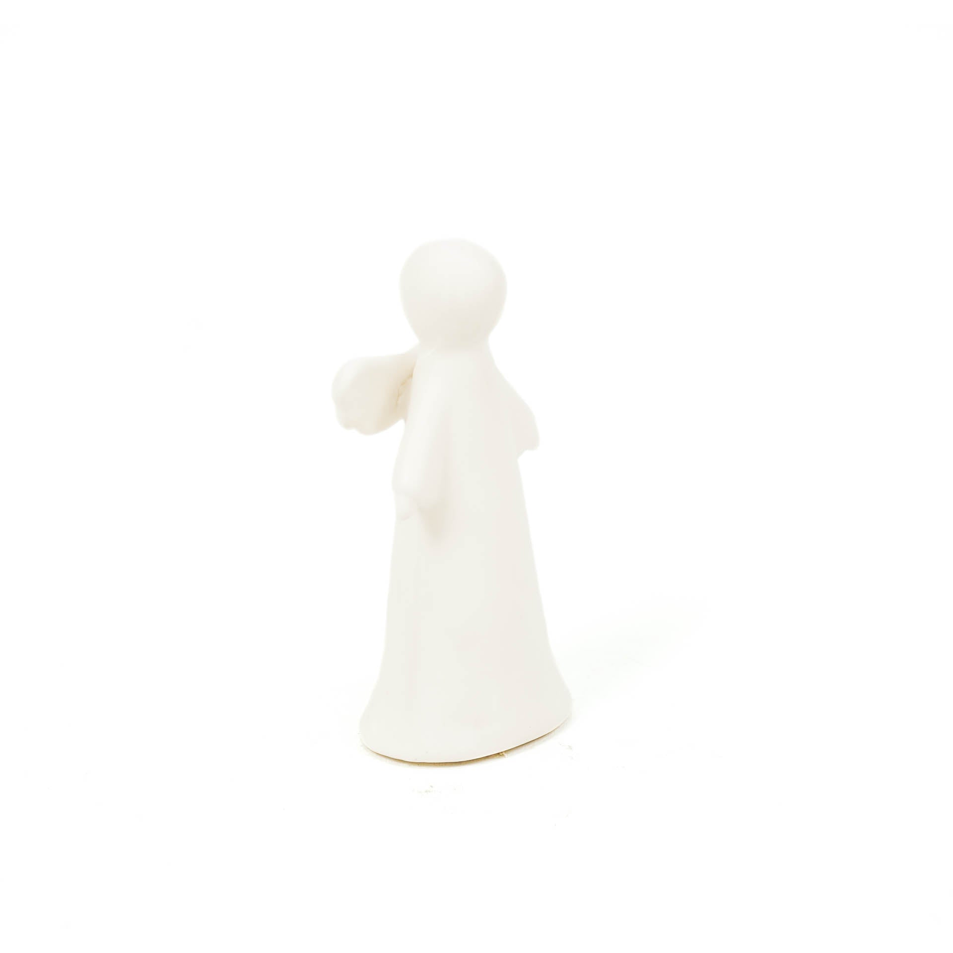 Lampe LED Ange  Céramique  blanc