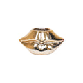 Vase Lips en Céramique Doré