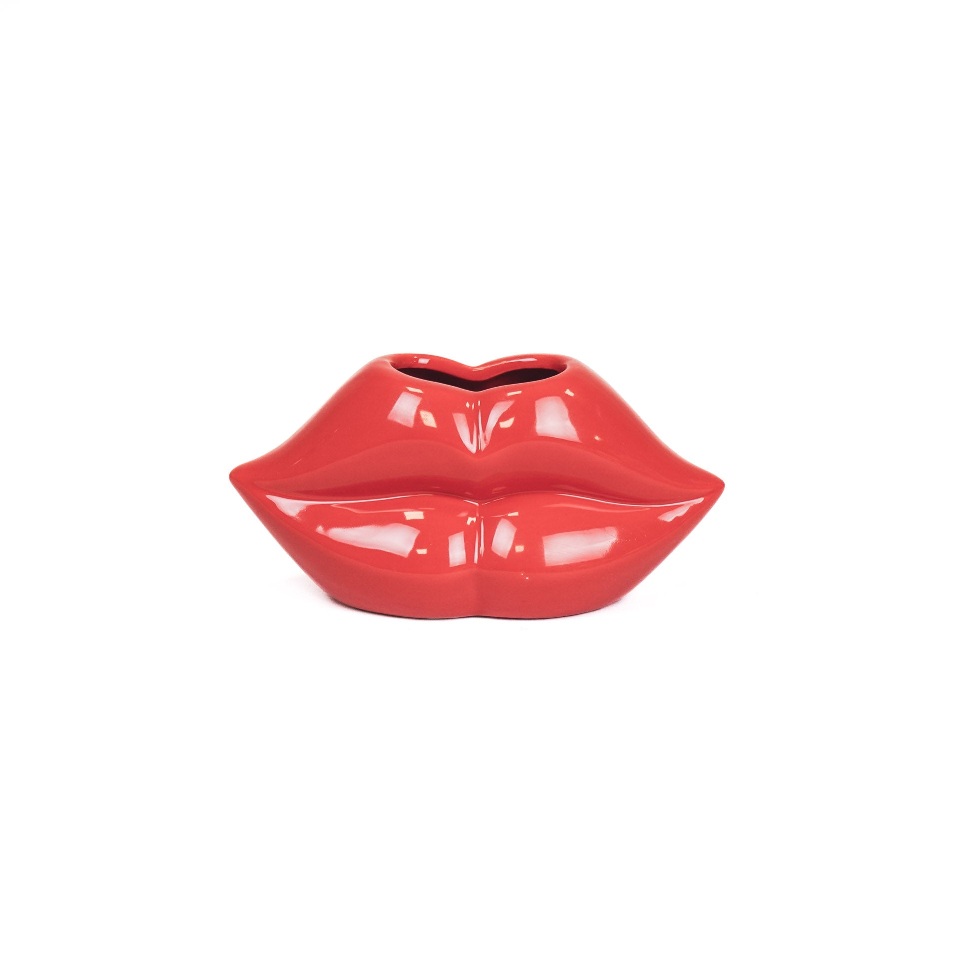 Vase Red Lips