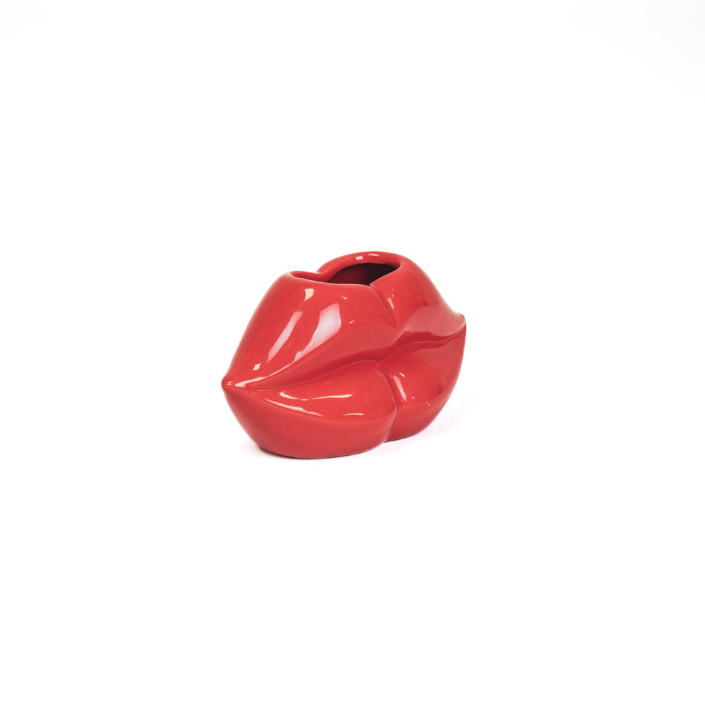 Vase Red Lips