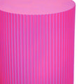 Table d'appoint / Pilier - Cylindre - MDF - Rose néon - 30x65cm