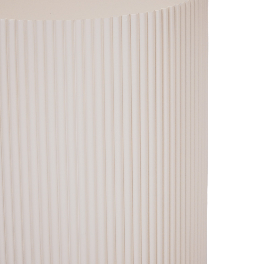 Table d'appoint - Cylindrique - MDF - Sable - 39 x 45 cm