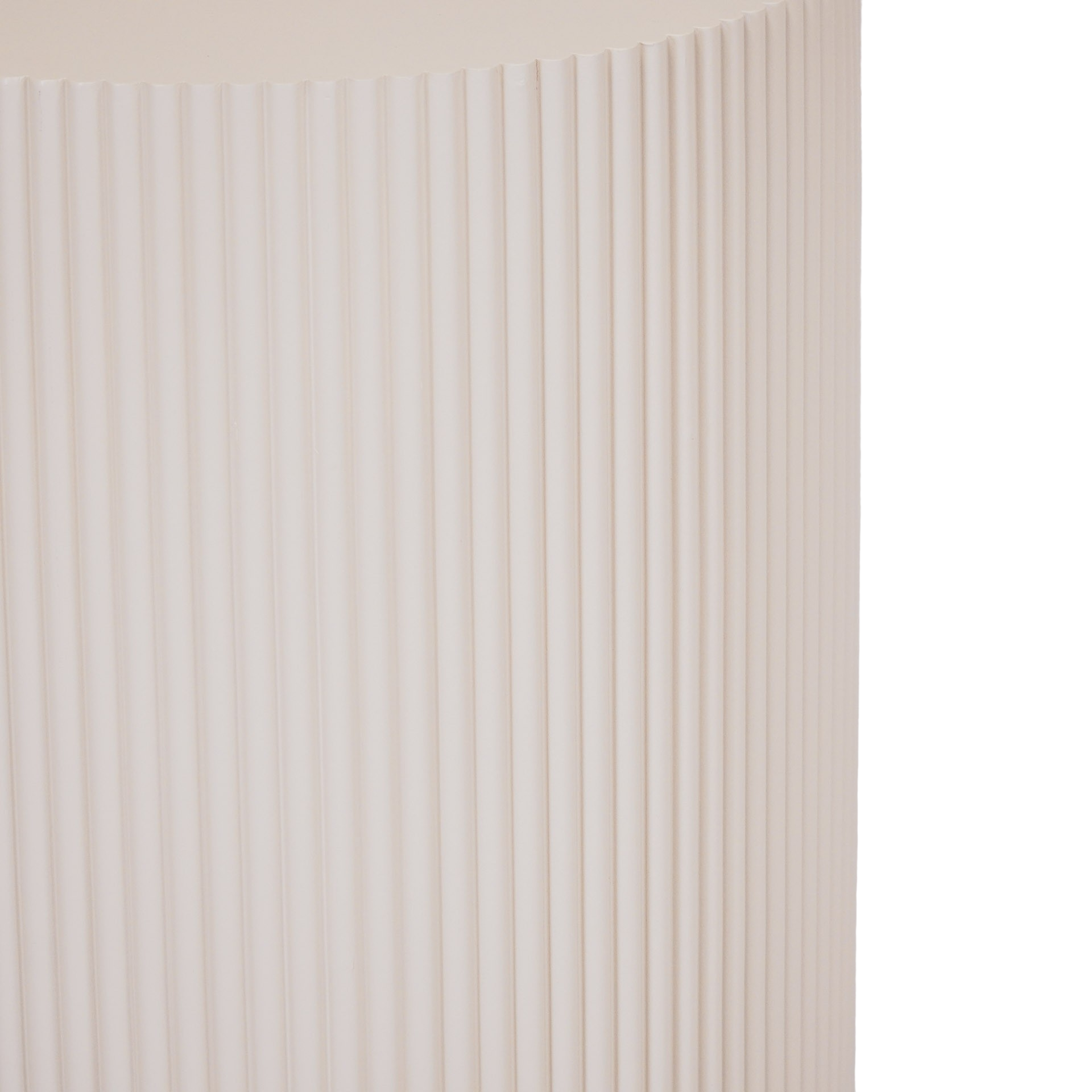 Table d'appoint - Cylindrique - MDF - Sable - 39 x 45 cm