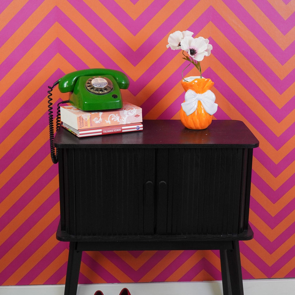 Vase  Nœud Orange/Lilas