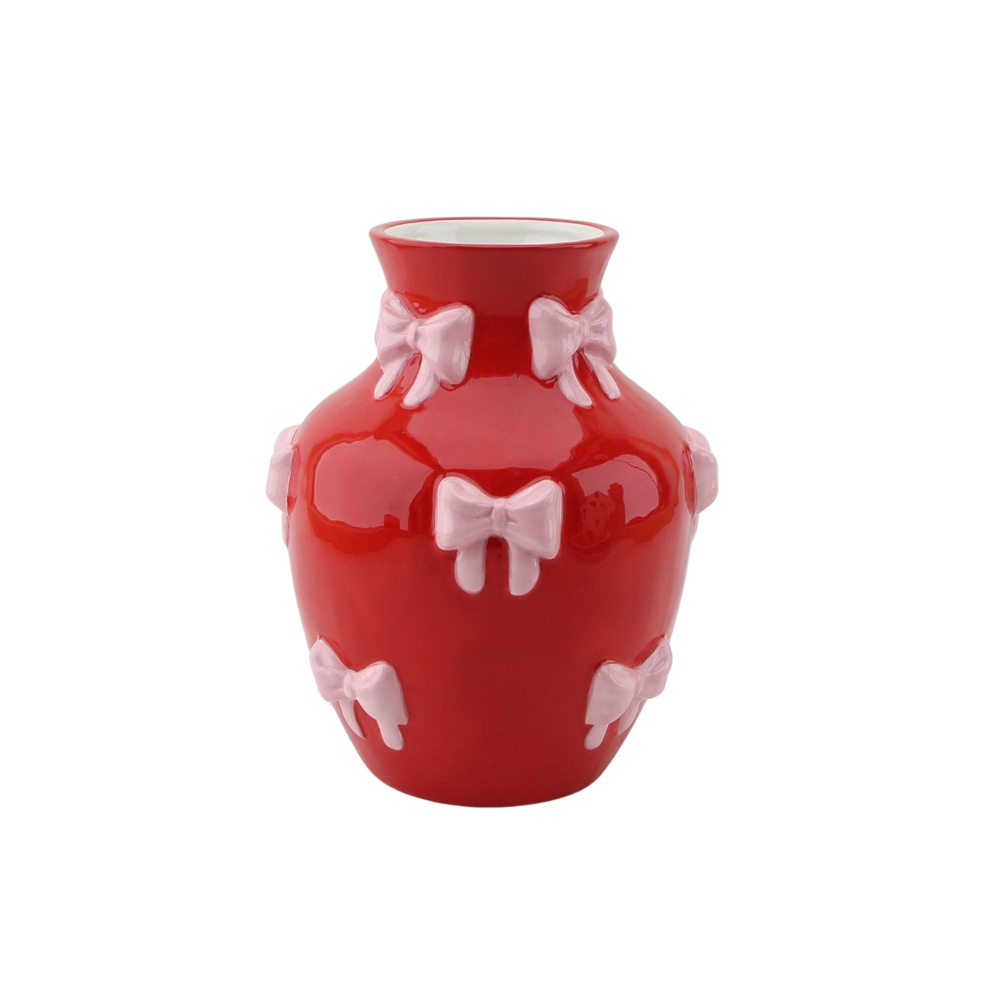 Vase à fleurs Rubans Rouge/Rose