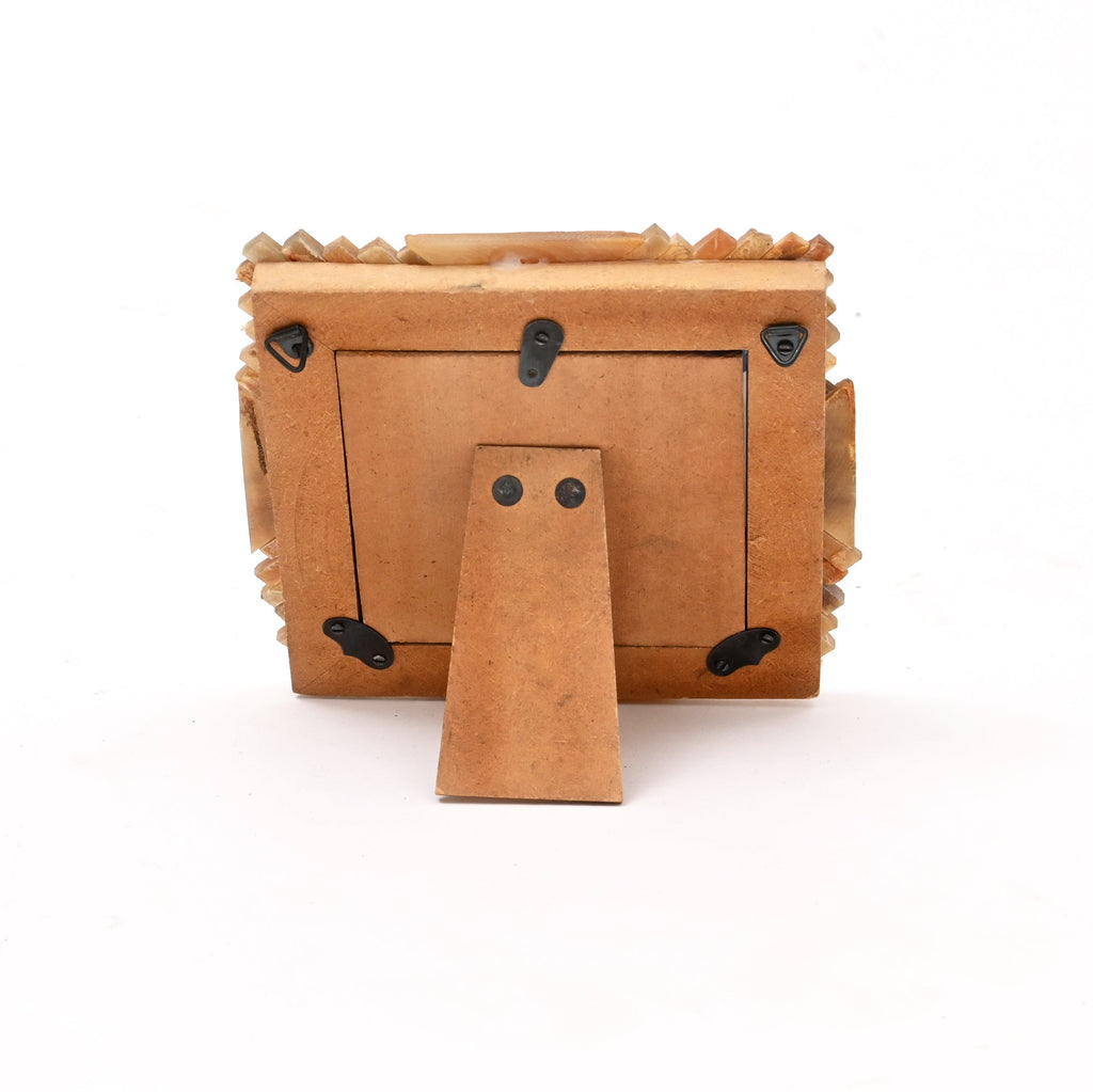 Cadre photo Nux fait main en bois mosaïque