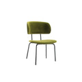 Workliving Chaise de salle à manger Bo RS - Velours Earth Army