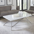 Table basse corail en marbre