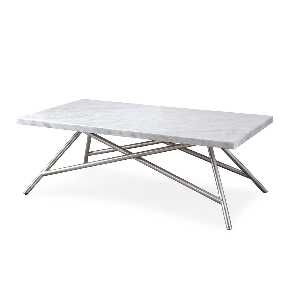 Table basse corail en marbre
