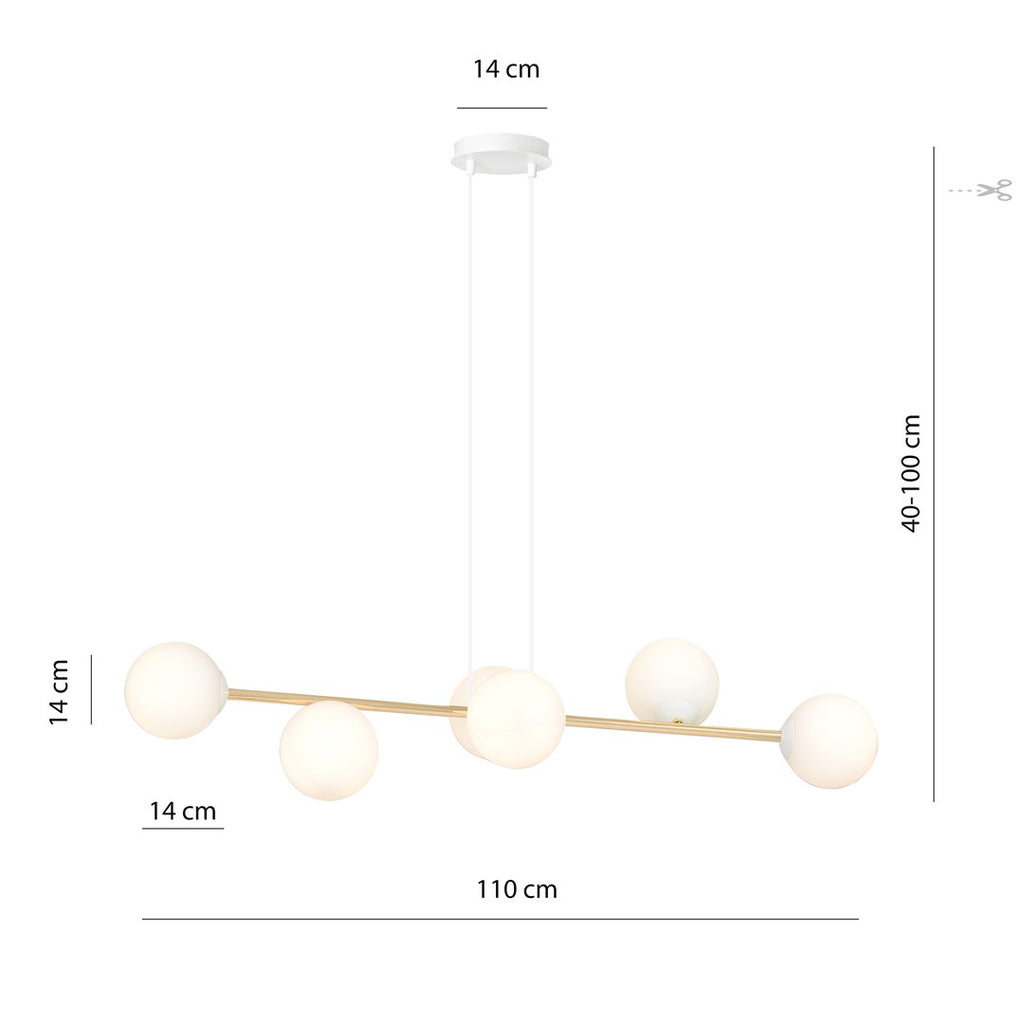 GRAVITY 6 BLANC/OR
