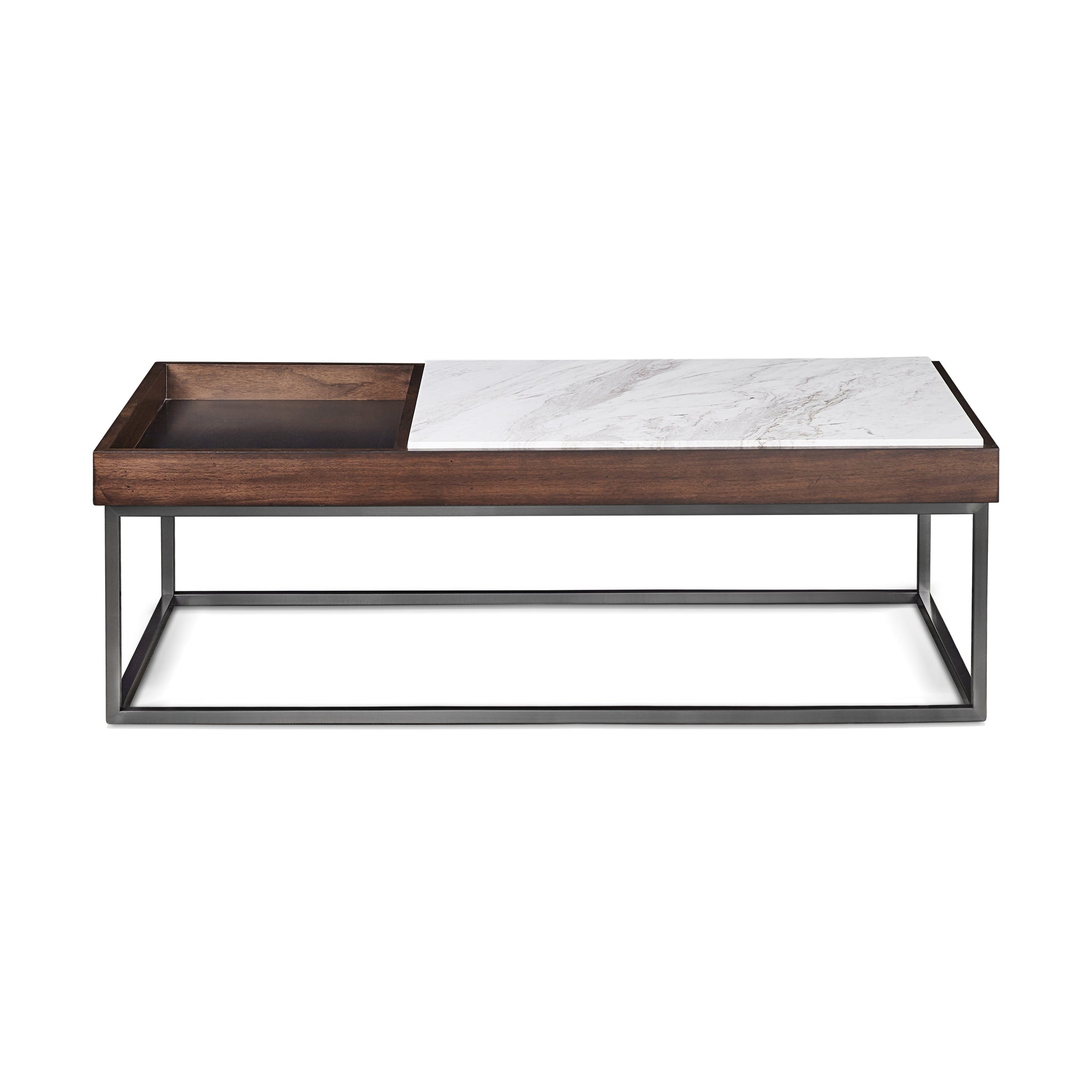 Table basse Ennis en sable brun