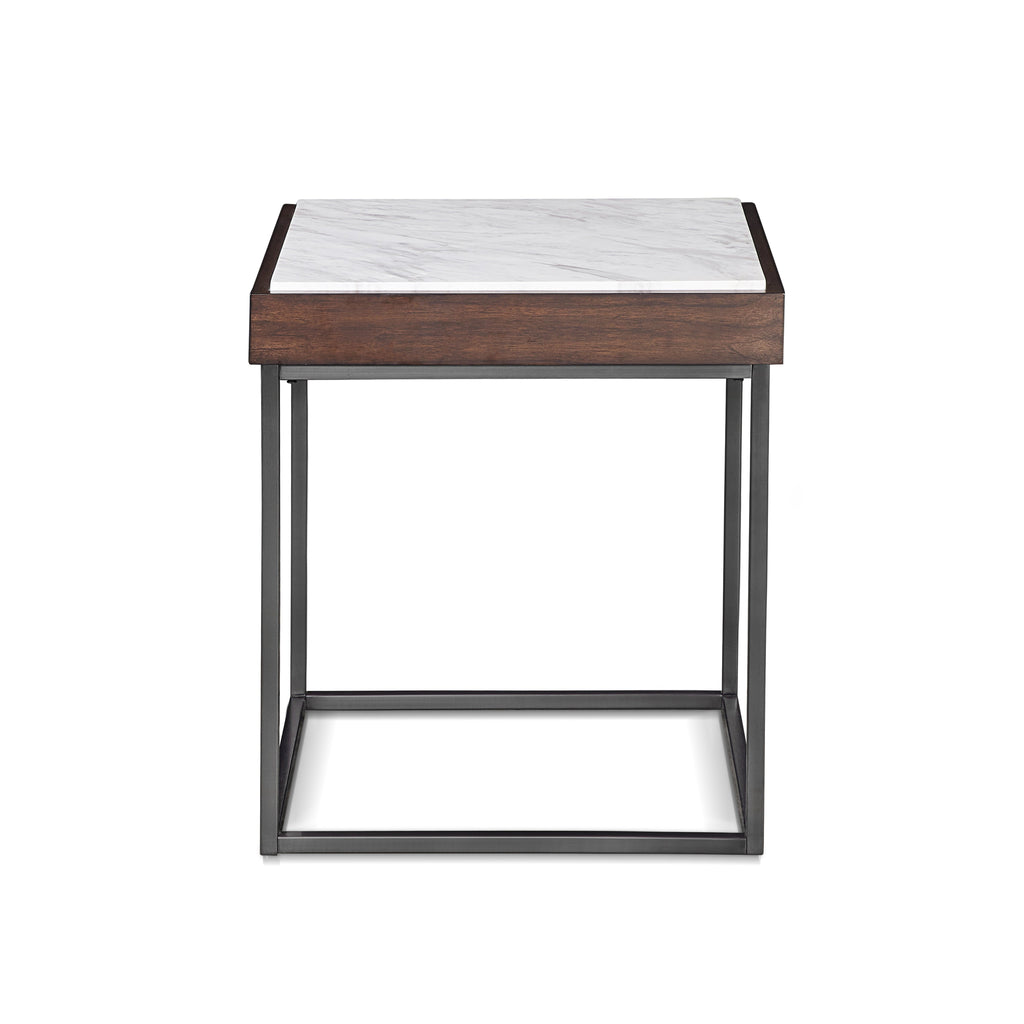 Table d'appoint Ennis en sable brun