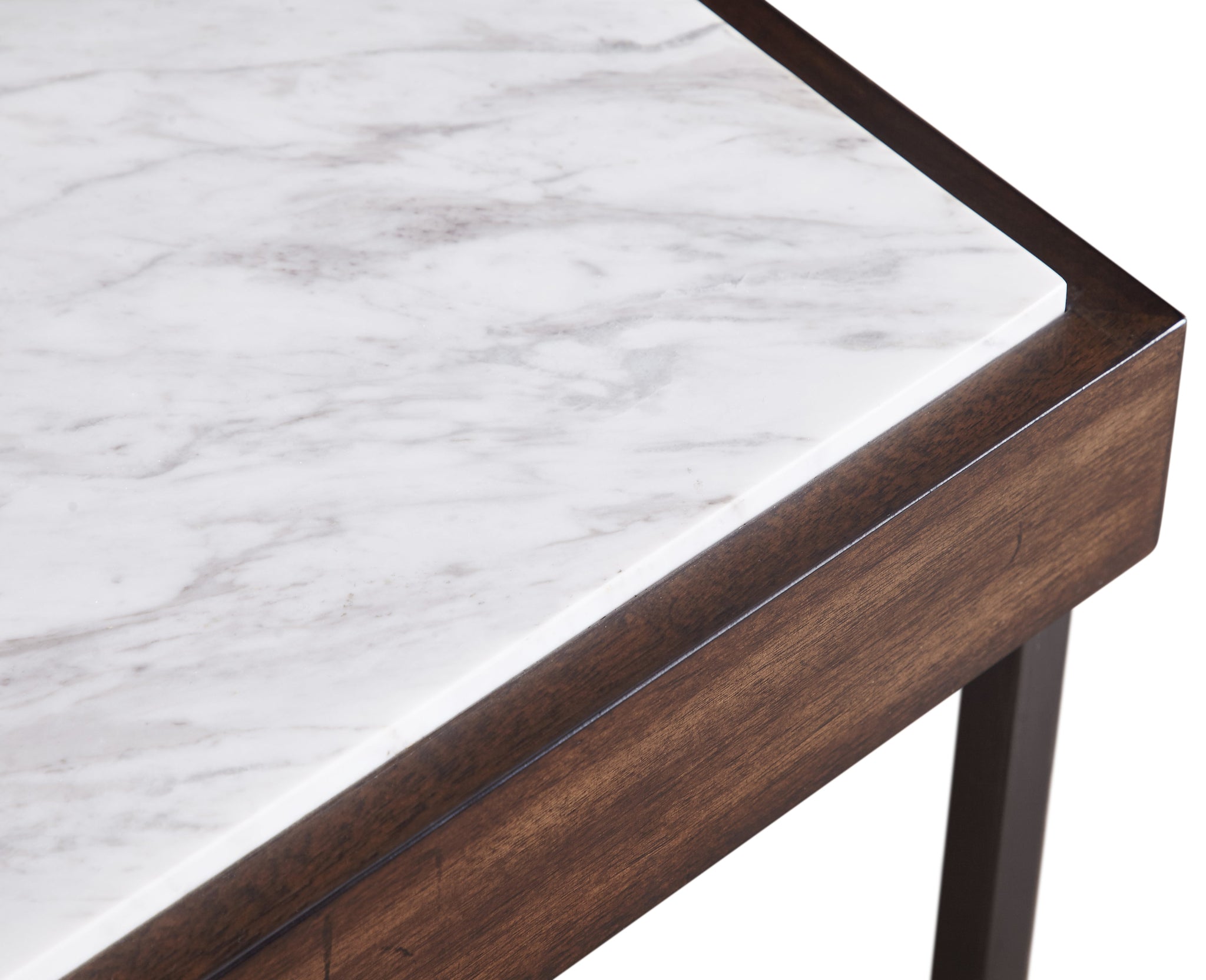 Table d'appoint Ennis en sable brun