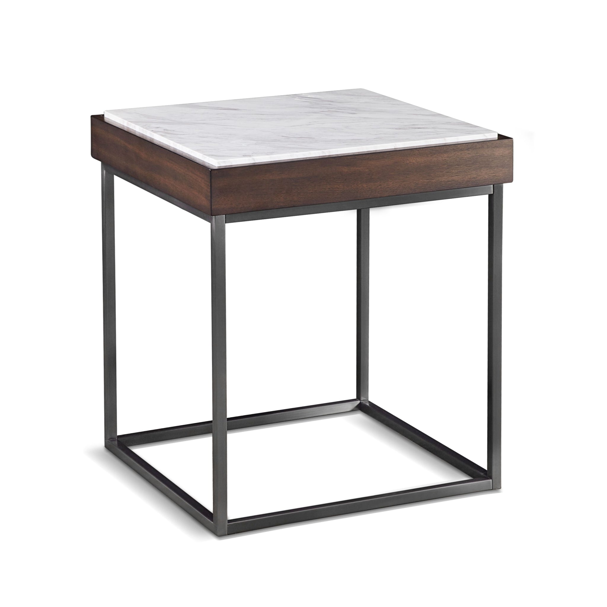 Table d'appoint Ennis en sable brun