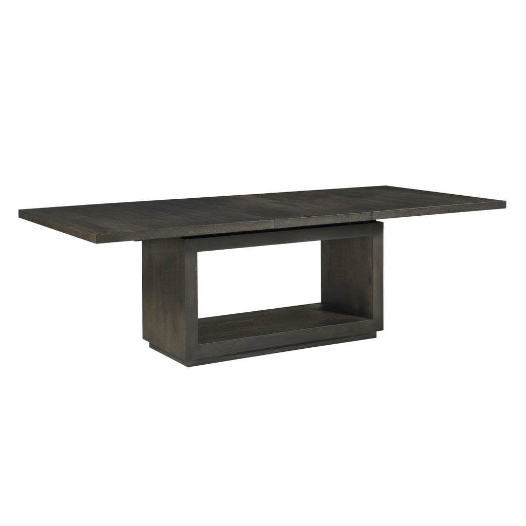 Table à manger rectangulaire Oxford en gris basalte