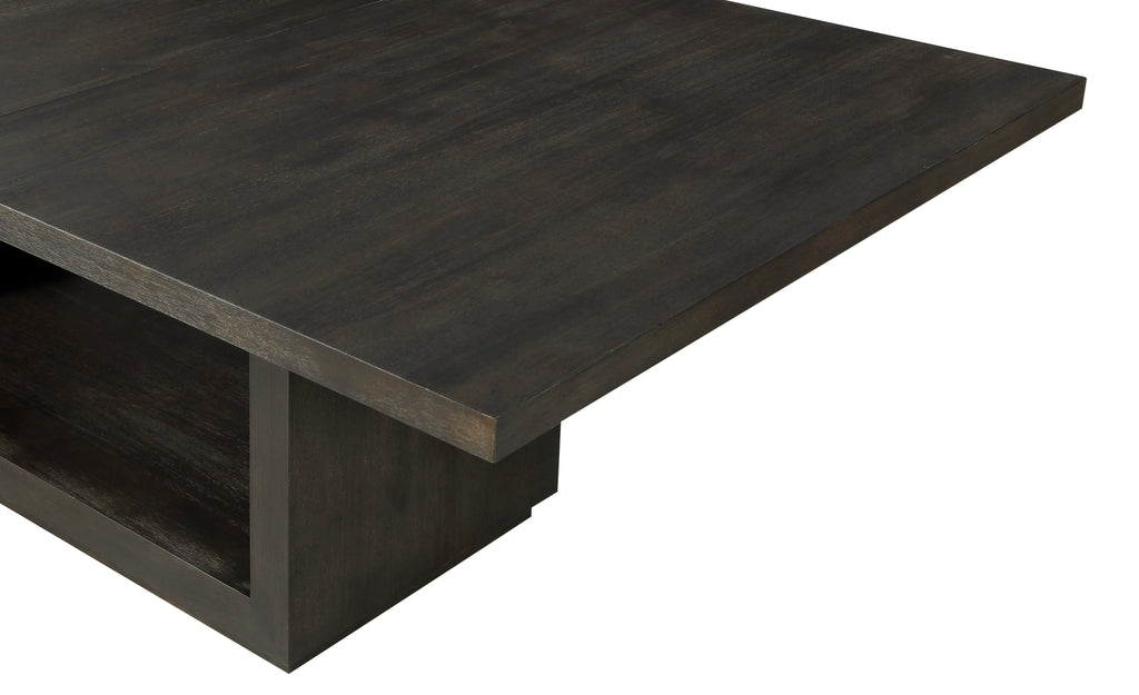Table à manger rectangulaire Oxford en gris basalte