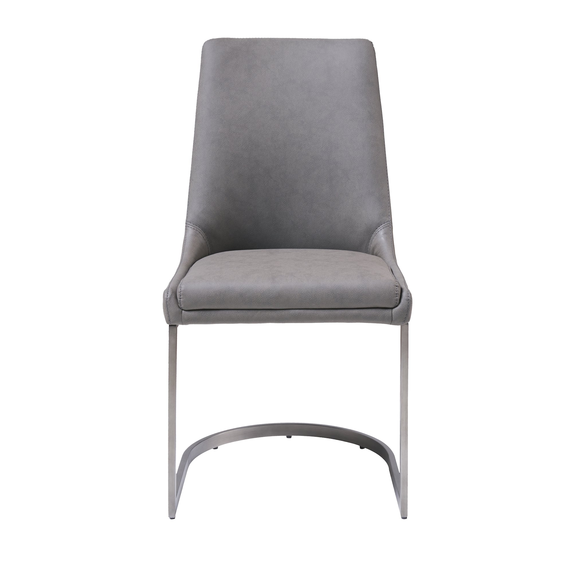 Lot de 2 chaises de salle à manger Oxford en gris basalte