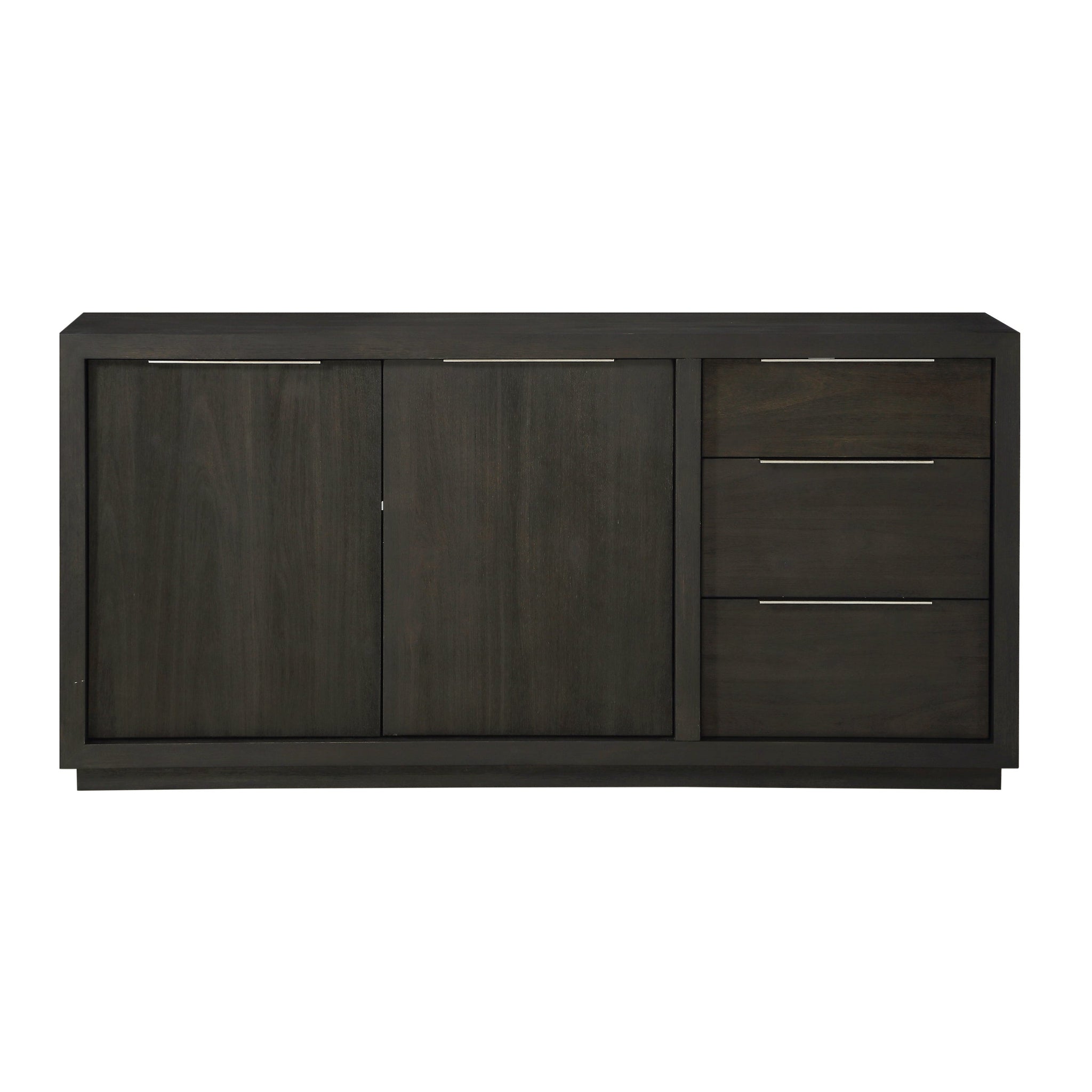 Buffet Oxford en gris basalte