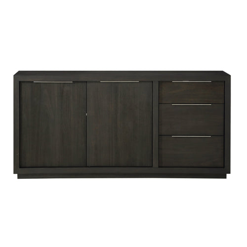 Buffet Oxford en gris basalte