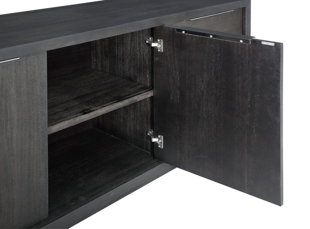 Buffet Oxford en gris basalte