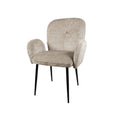 Chaise de salle à manger Bobby - avec accoudoirs - Perfect Harmony - Liver 04 (lot de 2)
