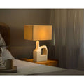 Sarafay Grande lampe de table artisanale Ecomix avec abat-jour