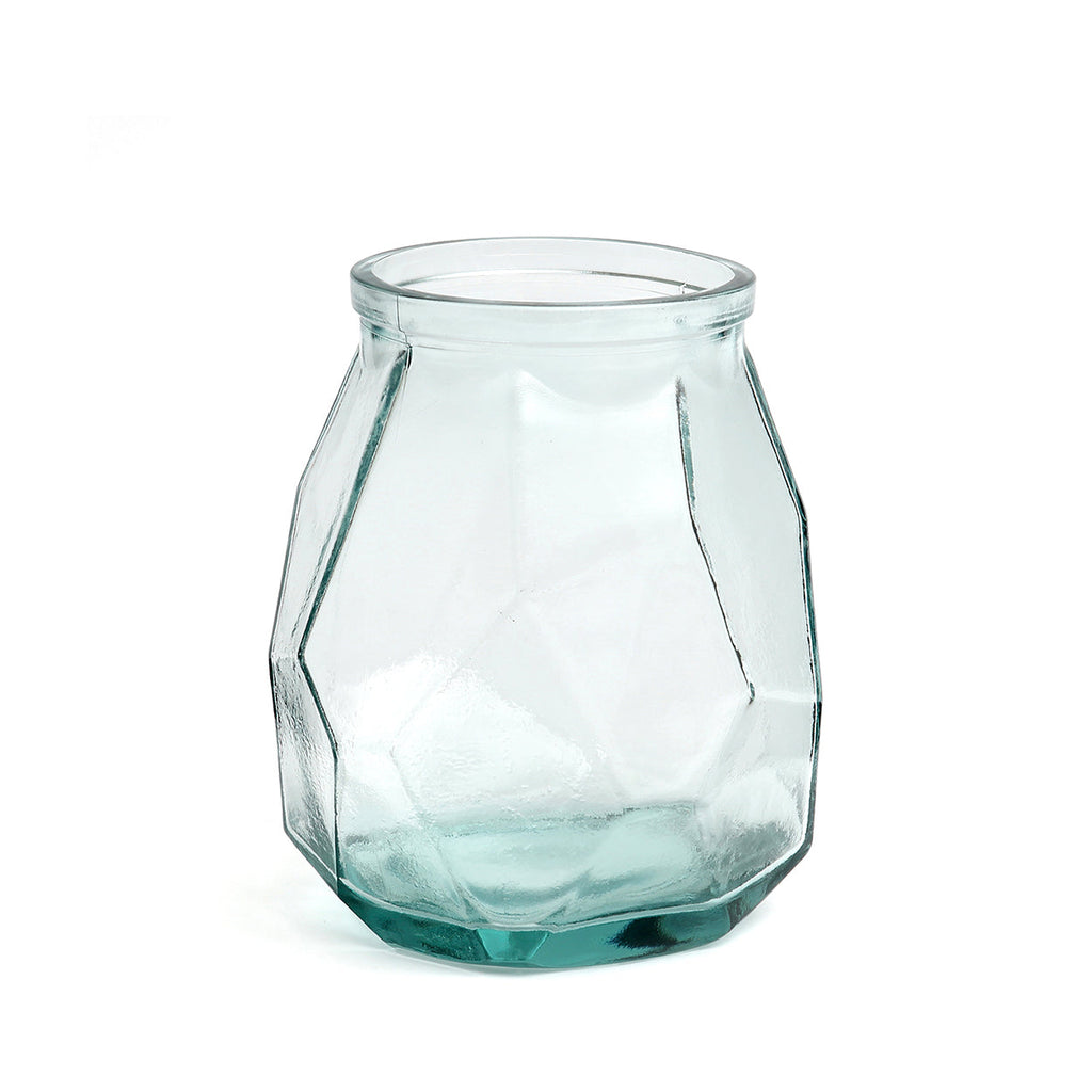 Le vase origami large - bleu