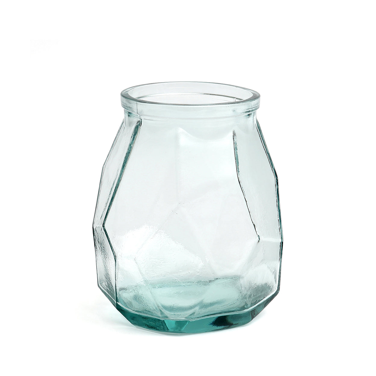 Le vase origami large - bleu