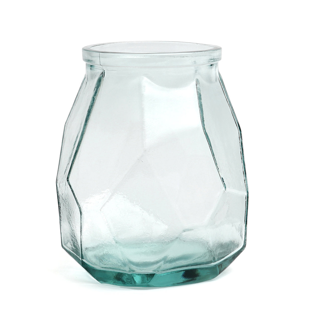 Le vase origami large - bleu