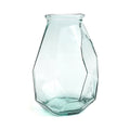 Le vase origami allongé - bleu