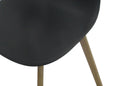 Kristianstad Chaise de salle à manger - en bois d'acacia aspect teck clair (lot de 4)