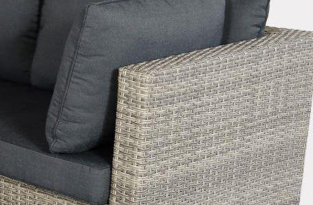 Ensemble lounge d'angle Almadia Modulo - 4 pièces - Gris Kobo naturel
