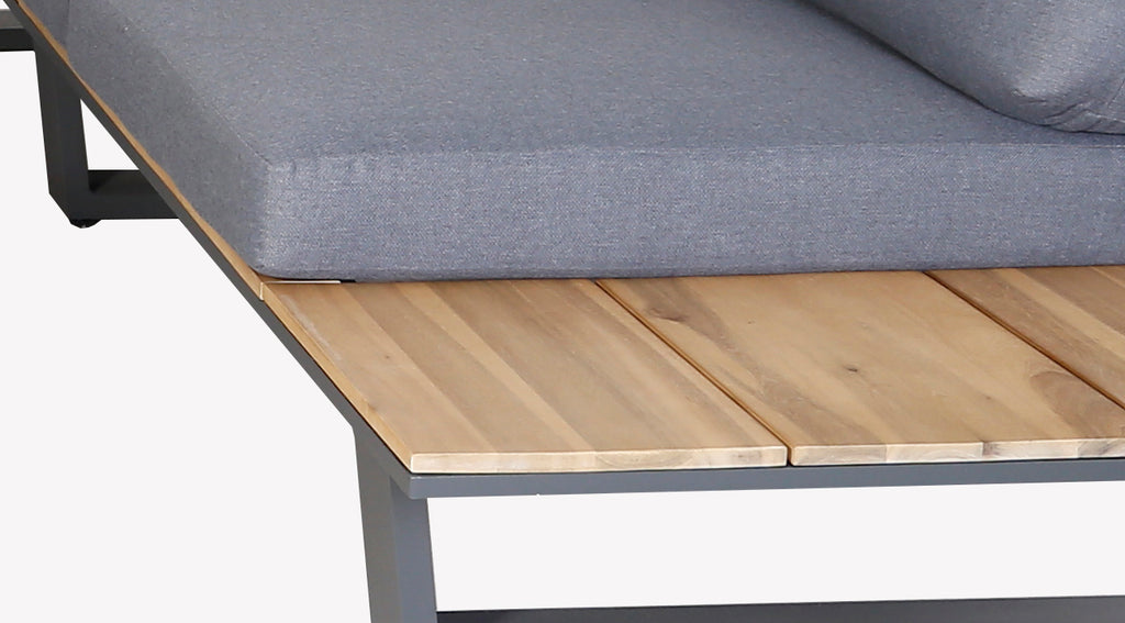 Ensemble d'angle Lota - 3 pièces - Anthracite