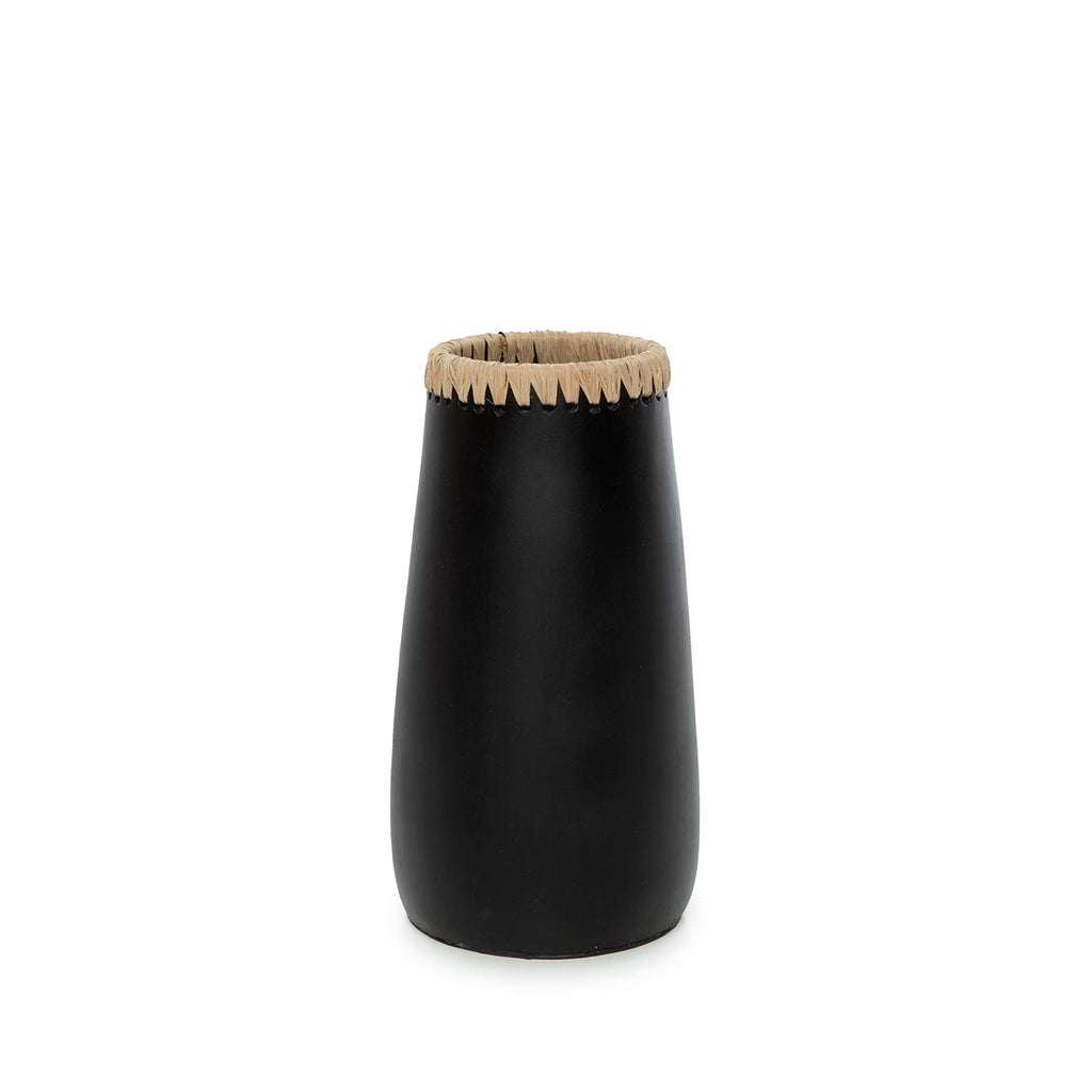 Le vase furtif - Noir naturel - M