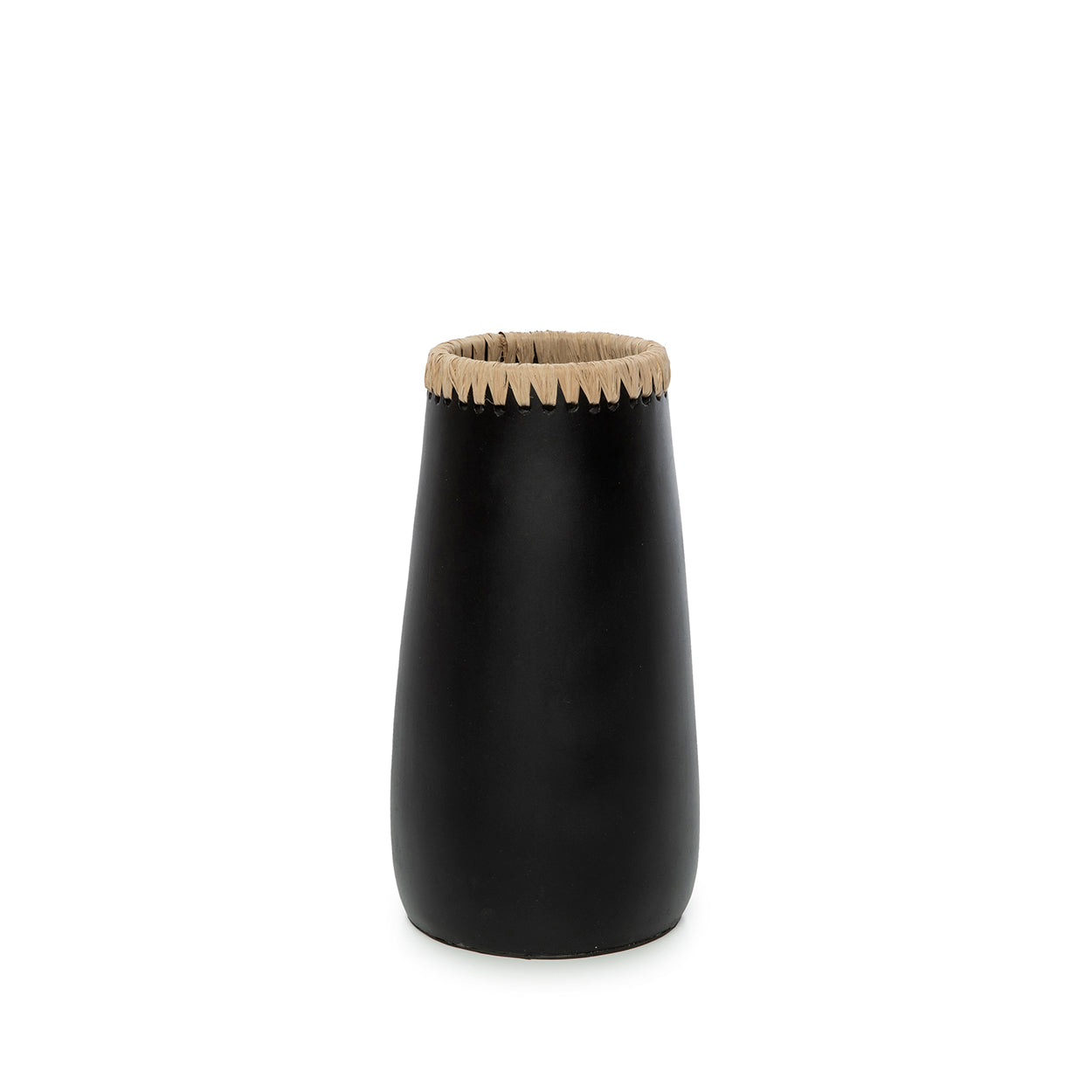 Le vase furtif - Noir naturel - M