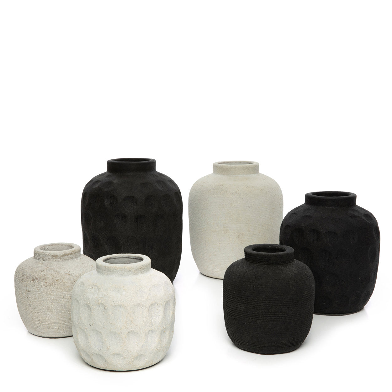 Le vase Peaky - noir - S