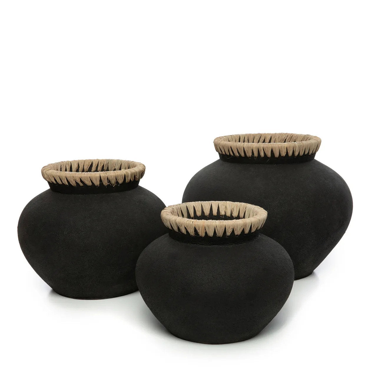 Le vase Styly - Noir naturel - S