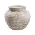 Le vase Belly en Béton naturel L
