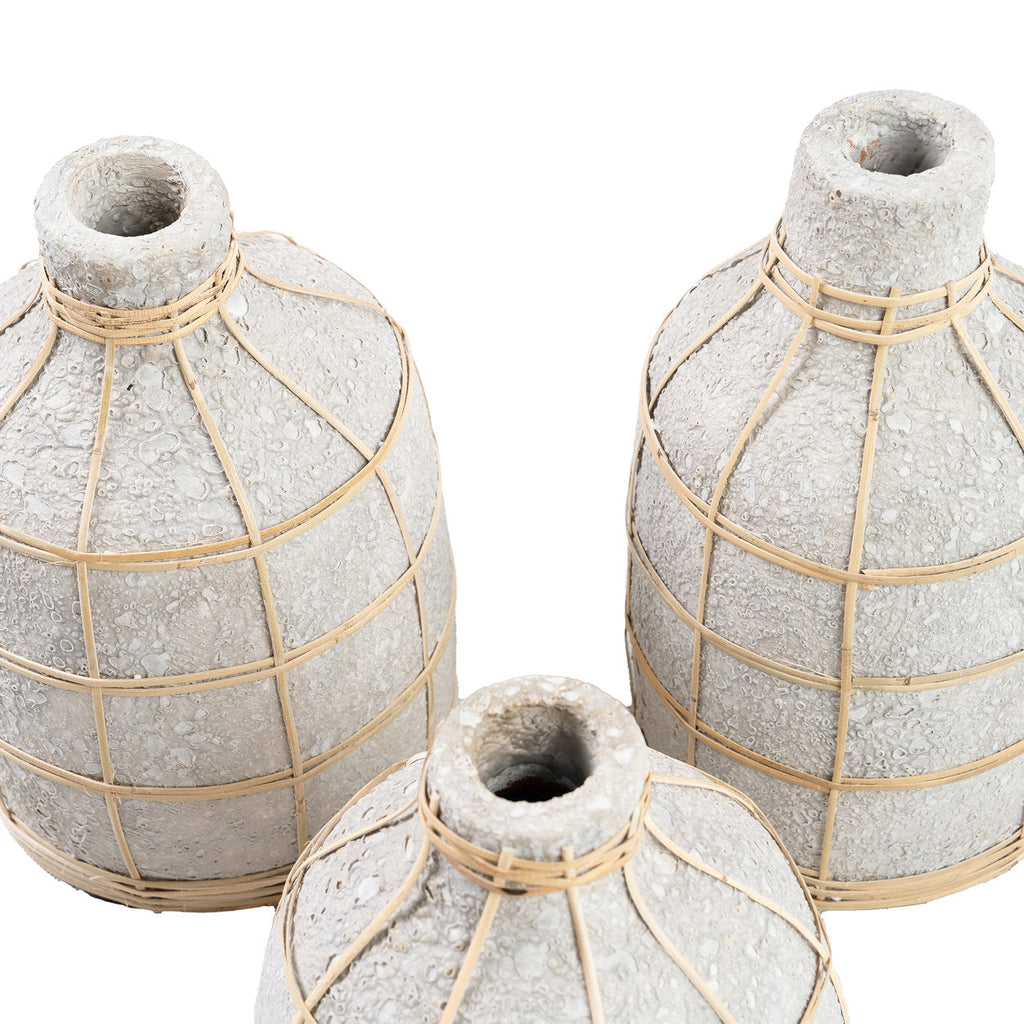 Le vase Whoopy - béton naturel - M