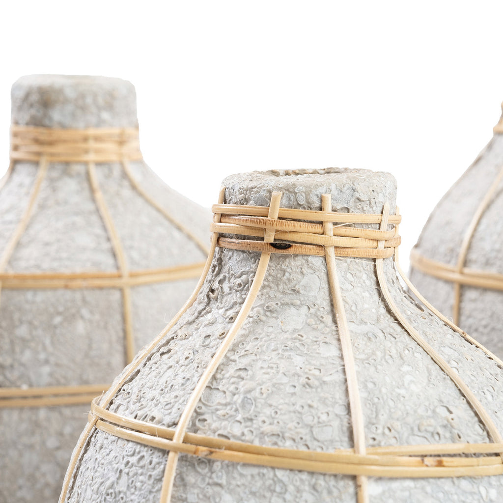 Le vase Whoopy - béton naturel - M