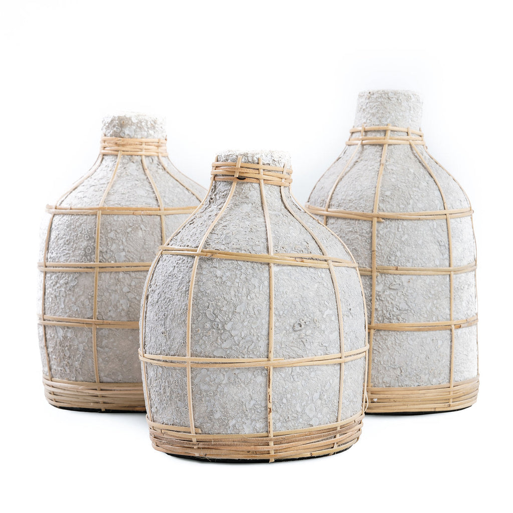 Le vase Whoopy - béton naturel - M