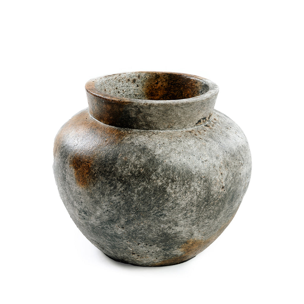 Le vase funky - gris antique - M