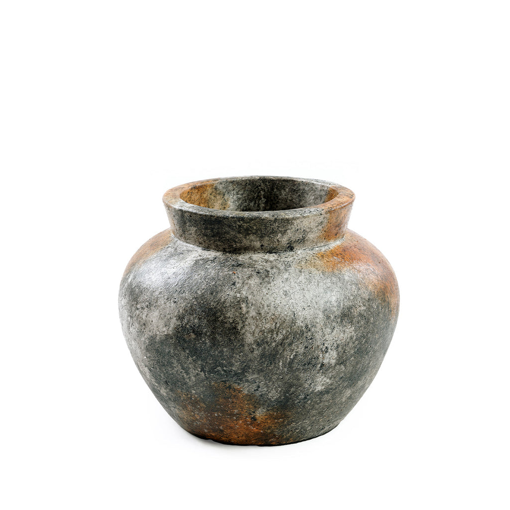Le vase Funky - Gris antique - S