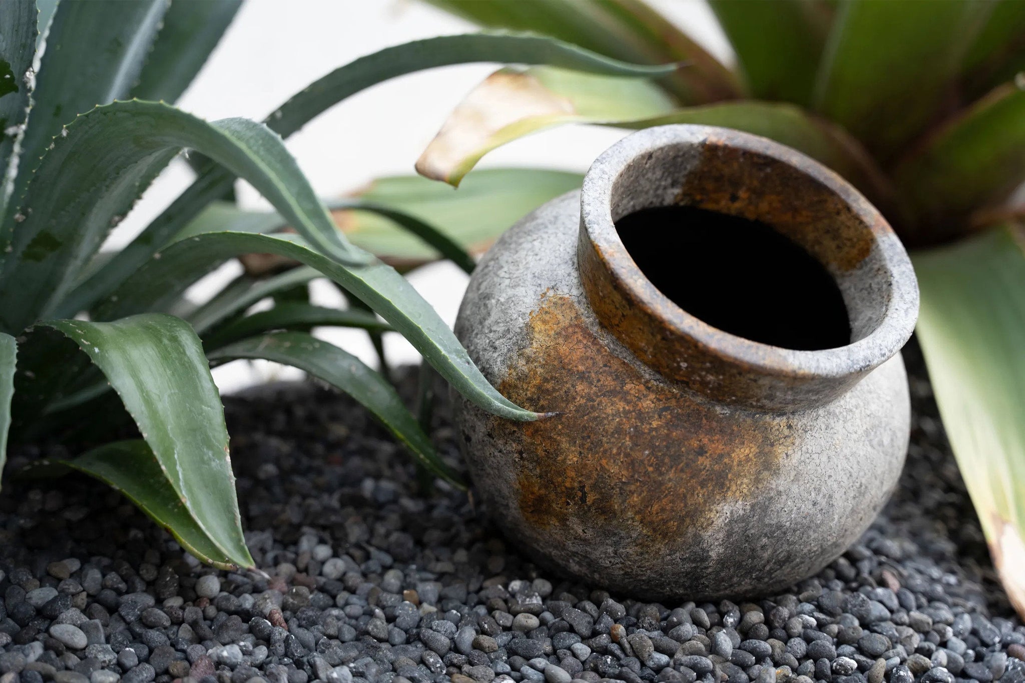 Le vase Funky - Gris antique - S